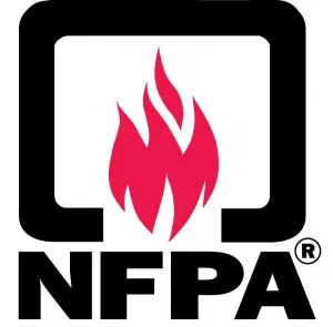 The official NFPA logo detailing electrical codes.
